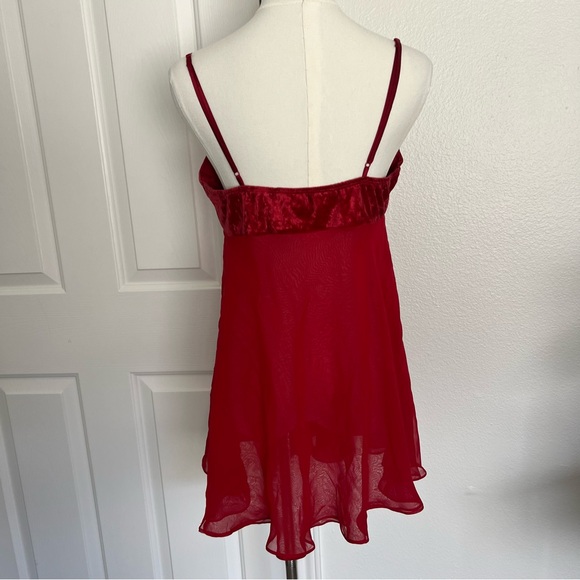 Victoria’s Secret Red Velvet Babydoll Slip- Sabrina Carpenter Vibes✨💌🌹 - Picture 8 of 8